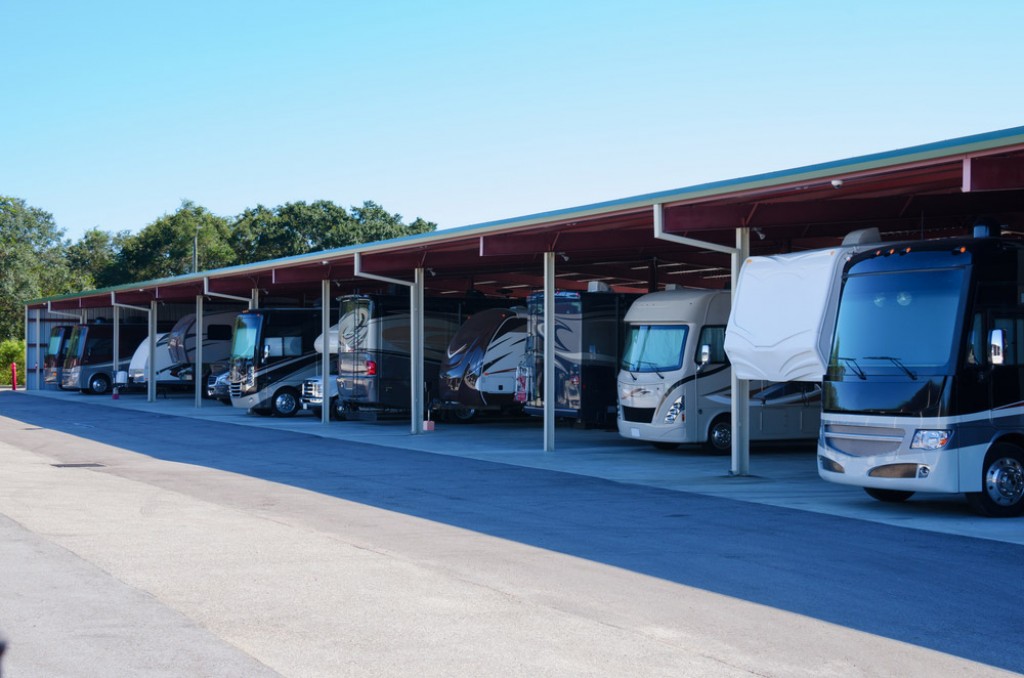 Indoor RV Storage For Motorhome